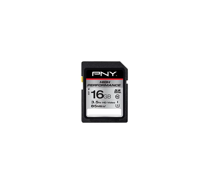 P-SDHC16GU185-GE - PNY Performance 16GB Class 10 SDHC Flash Memory Ca…