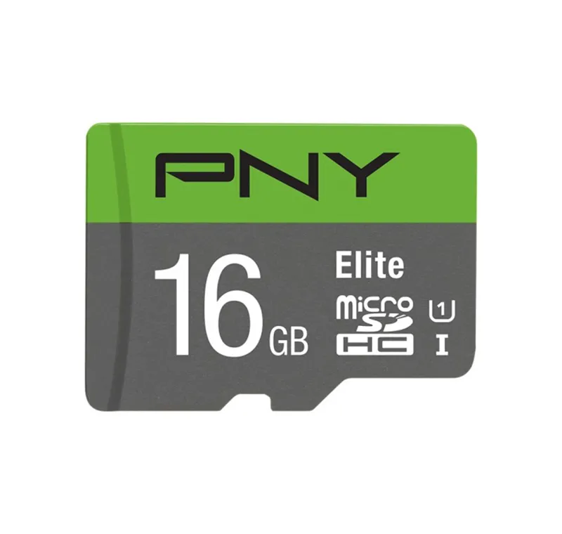 P-SDU16U185EL-GE - PNY Elite 16GB Class 10 microSDHC UHS-I U1 Flash M…