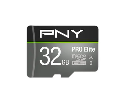P-SDU16X2U185EL-GE - PNY PRO Elite 32GB Class 10 microSDHC U3 Flash M…