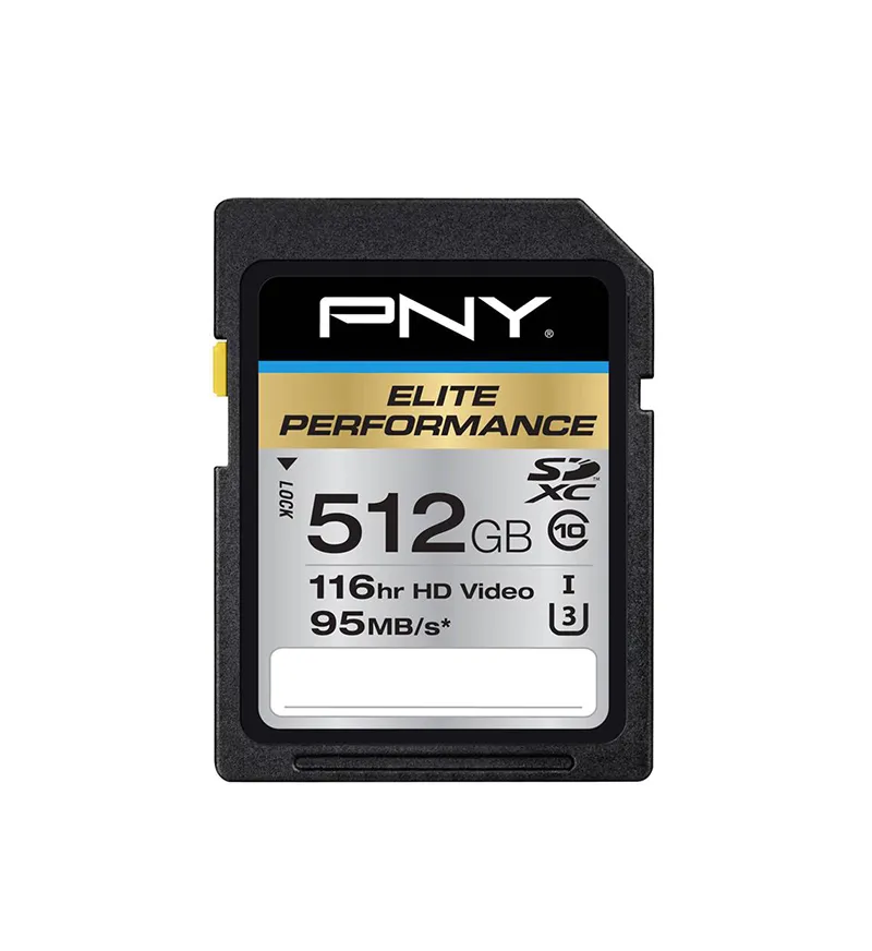 P-SDX512U3H-GE-A1 - PNY Elite Performance 512GB microSDXC Class 10 UH…