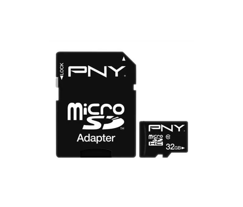 P561607X2 - PNY 32GB Class 10 microSDHC Flash Memory Card (2-Pack)