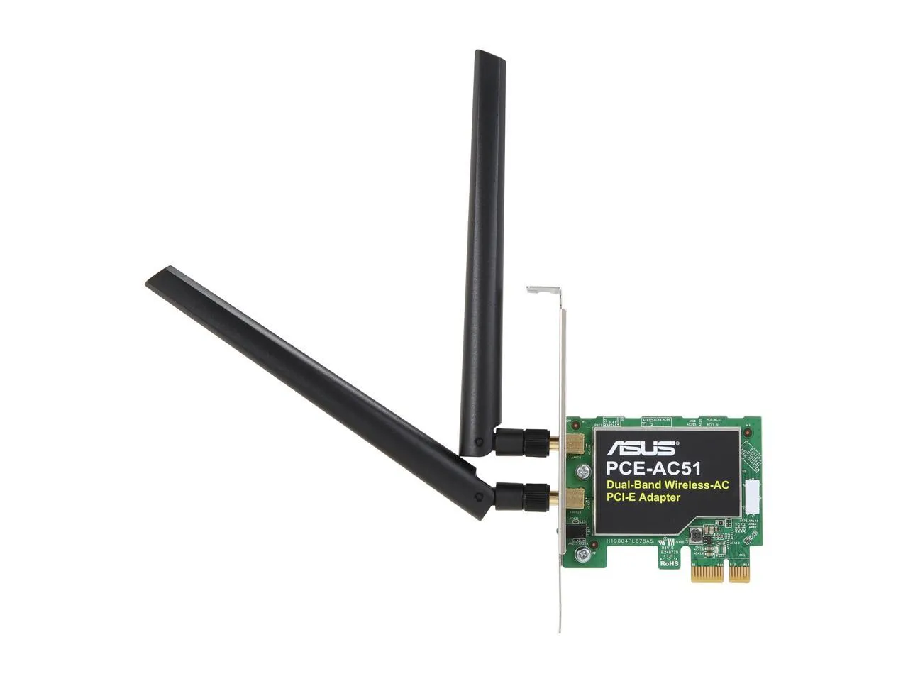 PCE-AC51 Asus PCE-AC51 Wireless AC750 PCIe Adapter Card for Dual-Band…