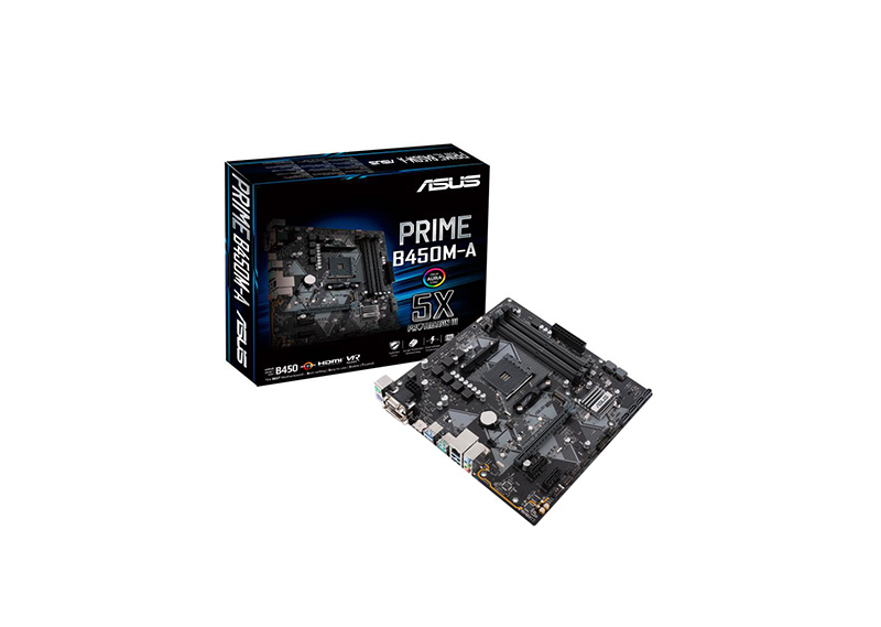 PRIME-B450M-A - Asus Prime B450M-A Desktop Motherboard AMD B450 Chipset ...