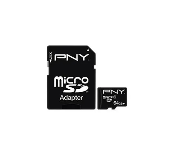 PSDUX64U1GE - PNY Professional X 64GB Class 10 microSDXC Flash Memory…