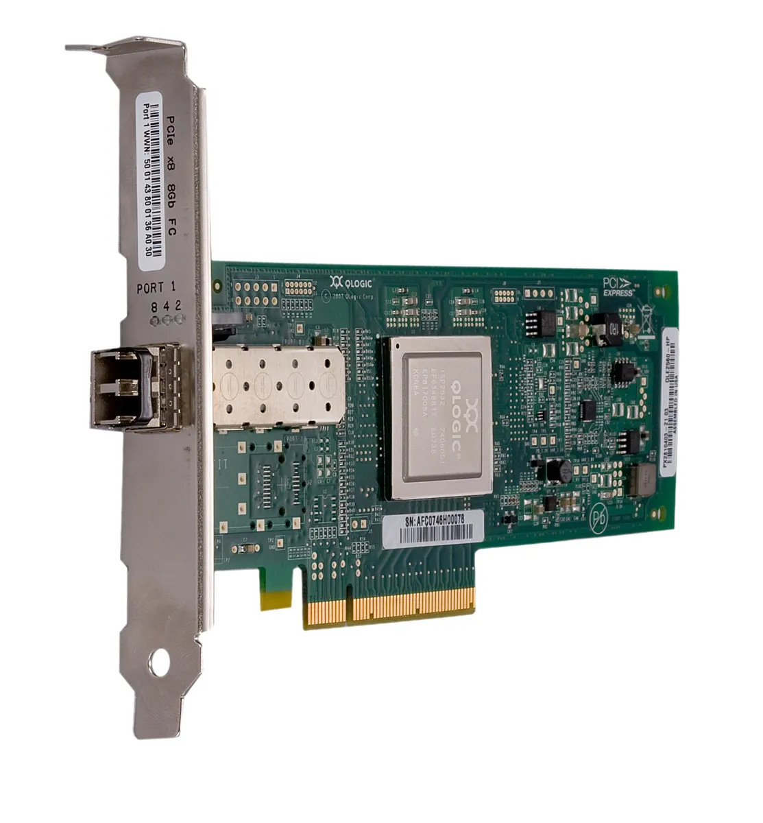 QLE2560-SP - QLogic 8GB Single Channel PCI Express Fibre Channel Host…