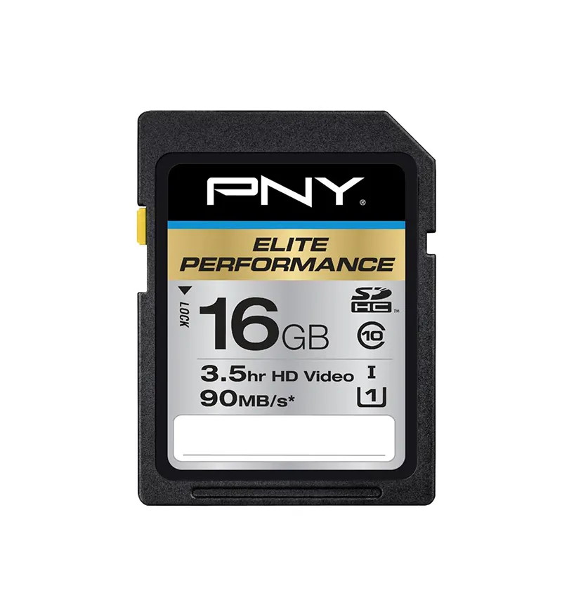 SD16G10ELIPER-EF - PNY Elite Performance 16GB Class 10 SDHC UHS-I Fla…