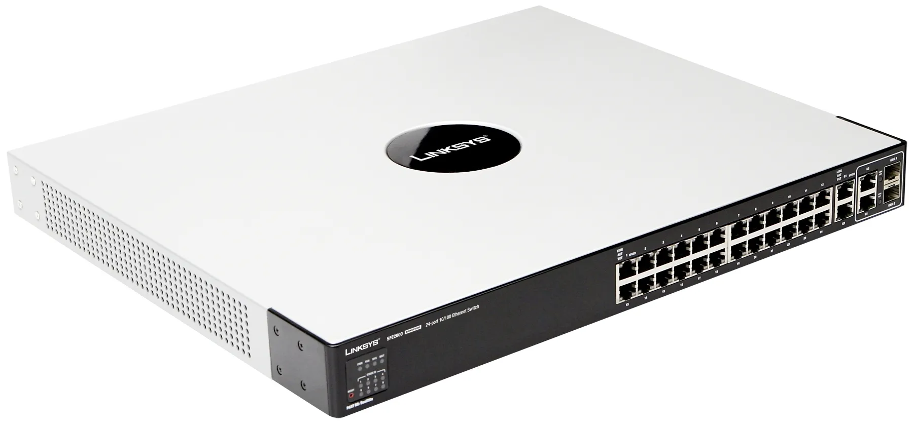 SFE2000 - Linksys 24-Port 10/100 4Port Gigabit 2 SFP Stackable Switch…
