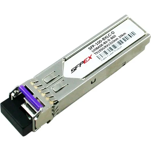 SFP-100-BXLC-D - Alcatel compatible 100Base-BXD SFP Transceiver Module
