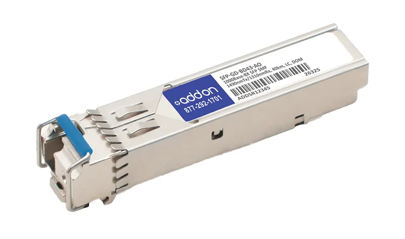 SFP-GD-BD43 - Gigatech MRV 1Gbps 1000Base-BX-D Bi-Directional 40km Si…