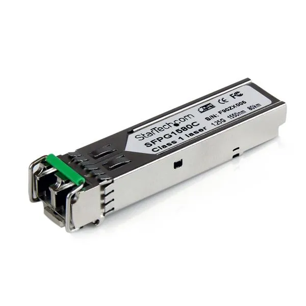 SFPG1580C - StarTech 1Gbps Single-mode Fiber 80km 1550nm Wavelength S…