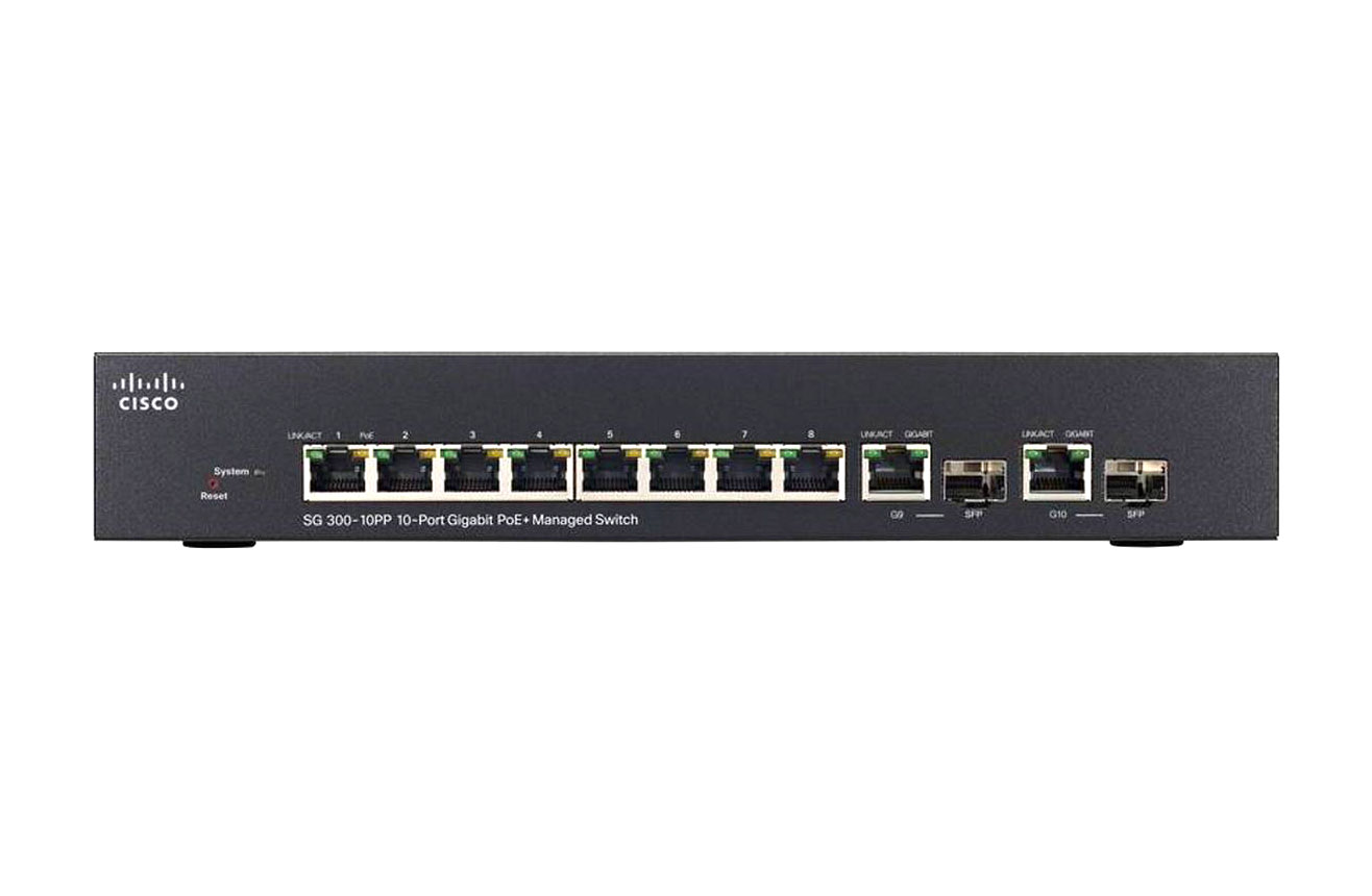 SG30010PPK9JP Cisco Small Business 300 Series SG30010PP 8 x Ports