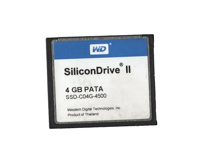 SSD-C04G-4500 - Western Digital Silicon II 4GB ATA-66 CompactFlash Ty…