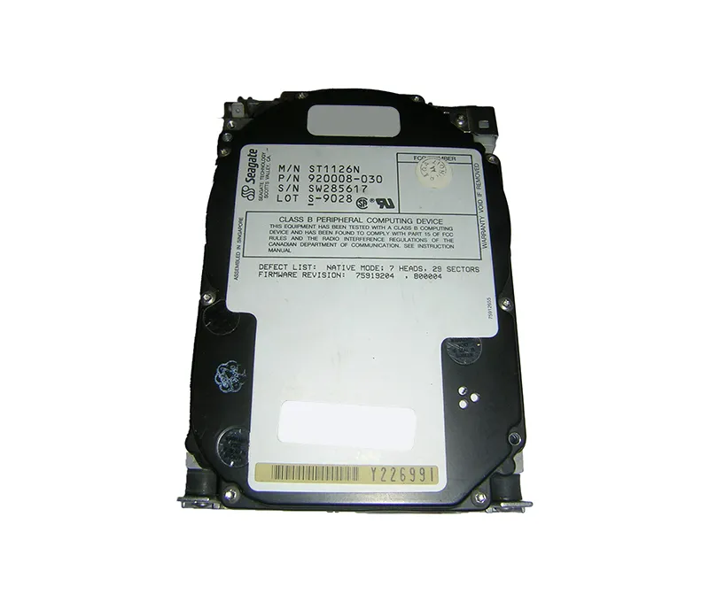 ST1126N - Seagate 126MB 3600RPM SCSI 32KB Cache 3.5-inch Hard Drive