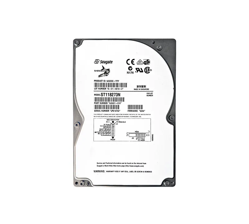 ST118273N - Seagate Barracuda 18.21GB 7200RPM 50 -Pin FAST SCSI 3.5-i…