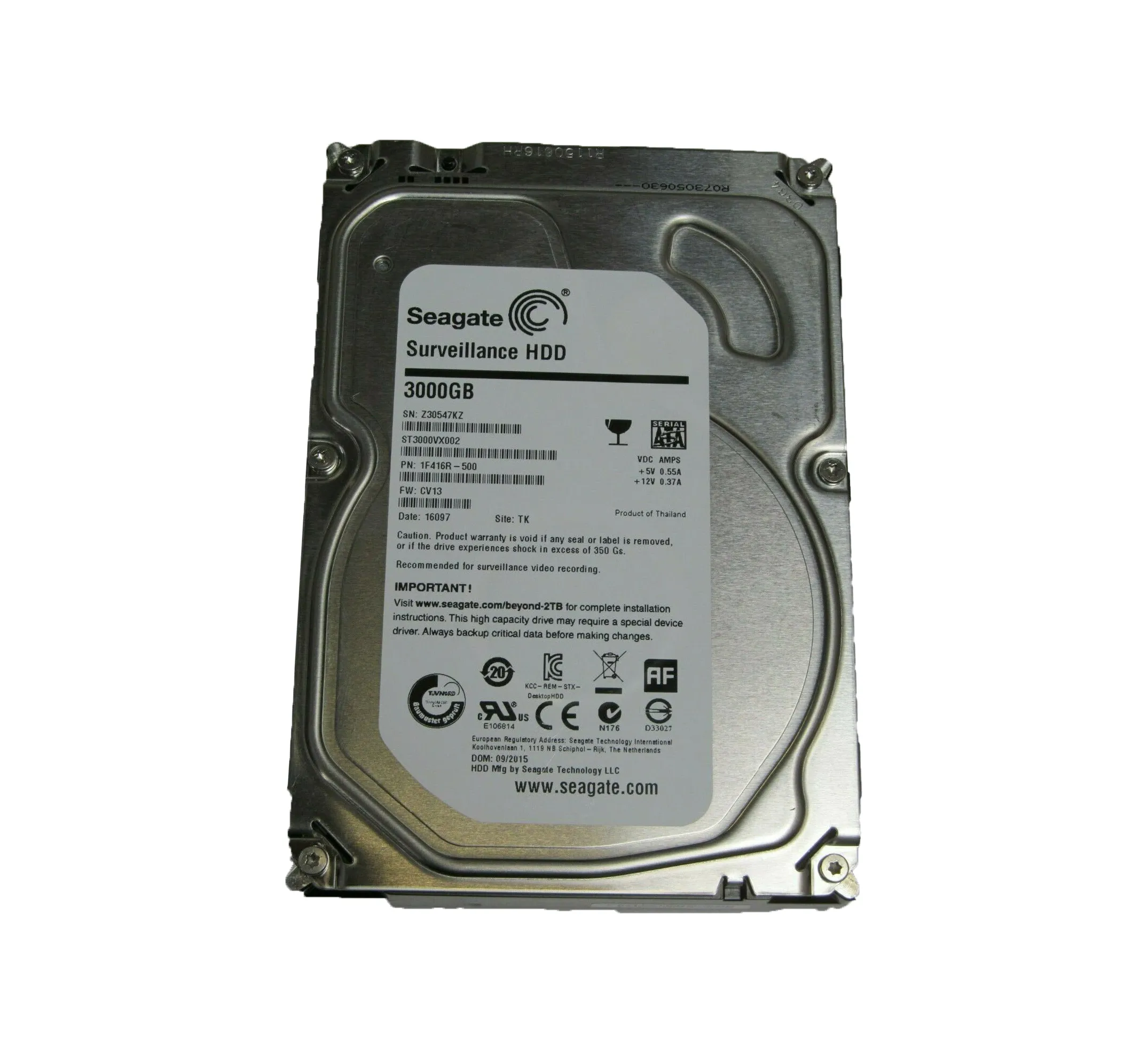 Seagate ST3000VX002（HDD 3.5インチ 3TB） Seagate ST3000VX002（HDD 3.5インチ 3TB） Amazon | SEAGATE