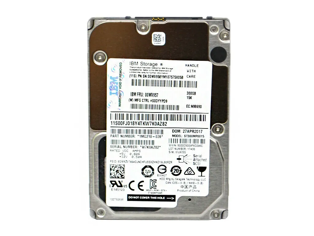 ST300MP0015 - Seagate Enterprise PERFORMANCE 15K 300GB SAS-12GB/s 128…