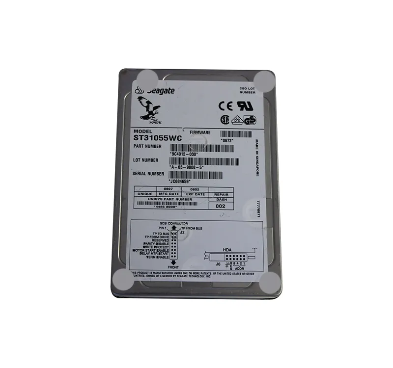 ST31055WC - Seagate 1GB 5400RPM Ultra SCSI 3.5-inch Hard Drive