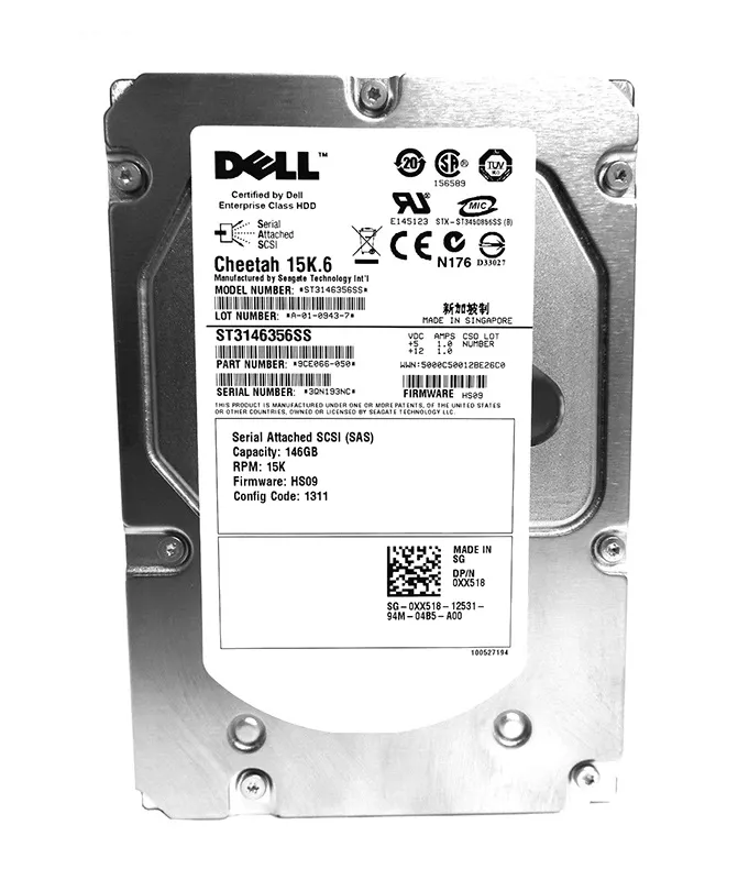 ST3146356SS - Seagate Cheetah 15K.6 146GB 15000RPM SAS 3Gb/s 16MB Cac…