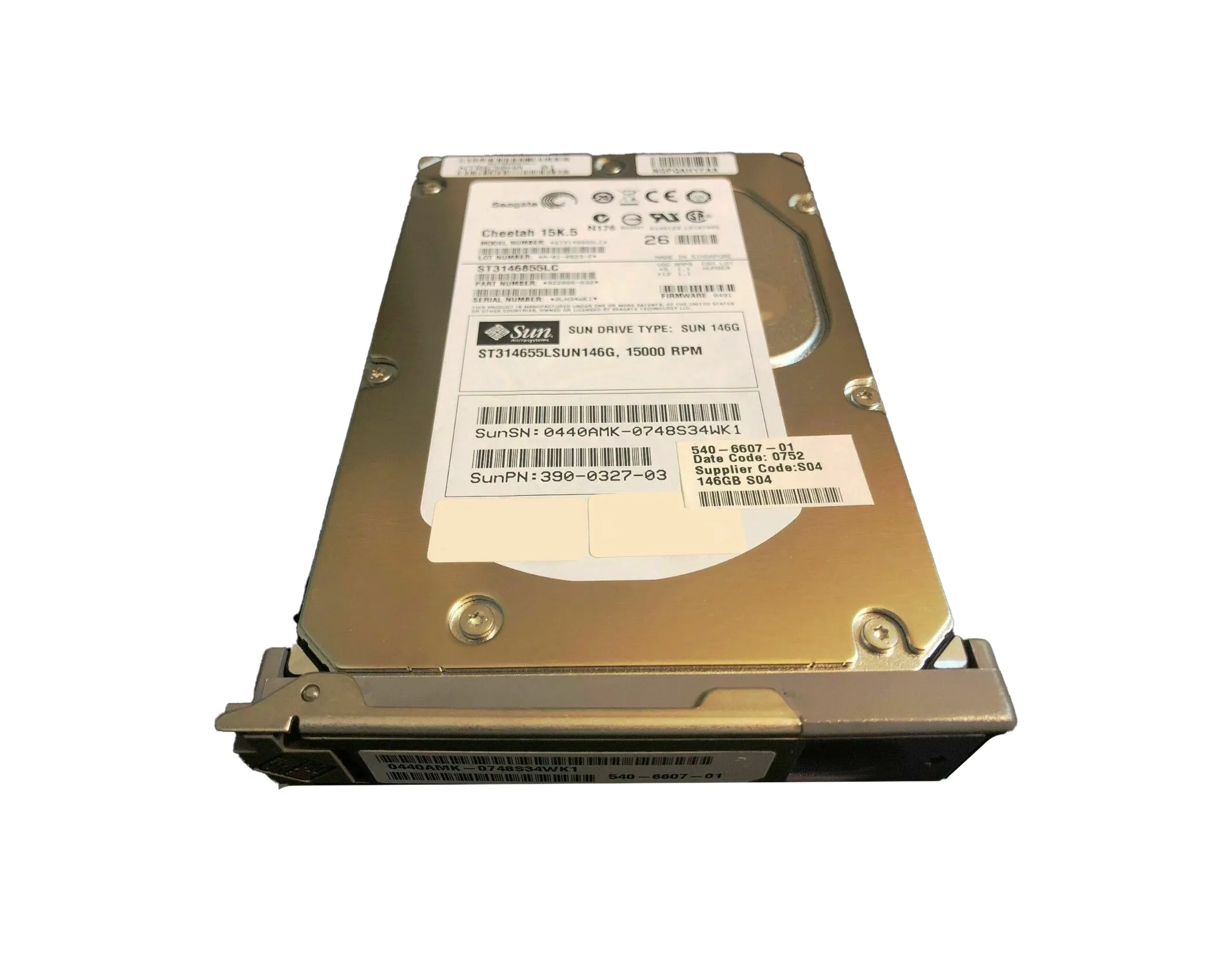 ST314655LSUN146G - Sun 146GB 15000RPM Ultra-320 SCSI LVD Hot-Pluggabl…