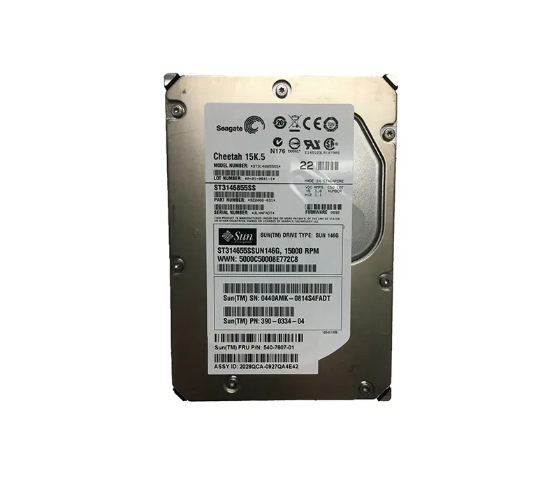 ST314655SSUN146G - Sun 146GB 15000RPM SAS 3GB/s Hot-Pluggable 8MB Cac…