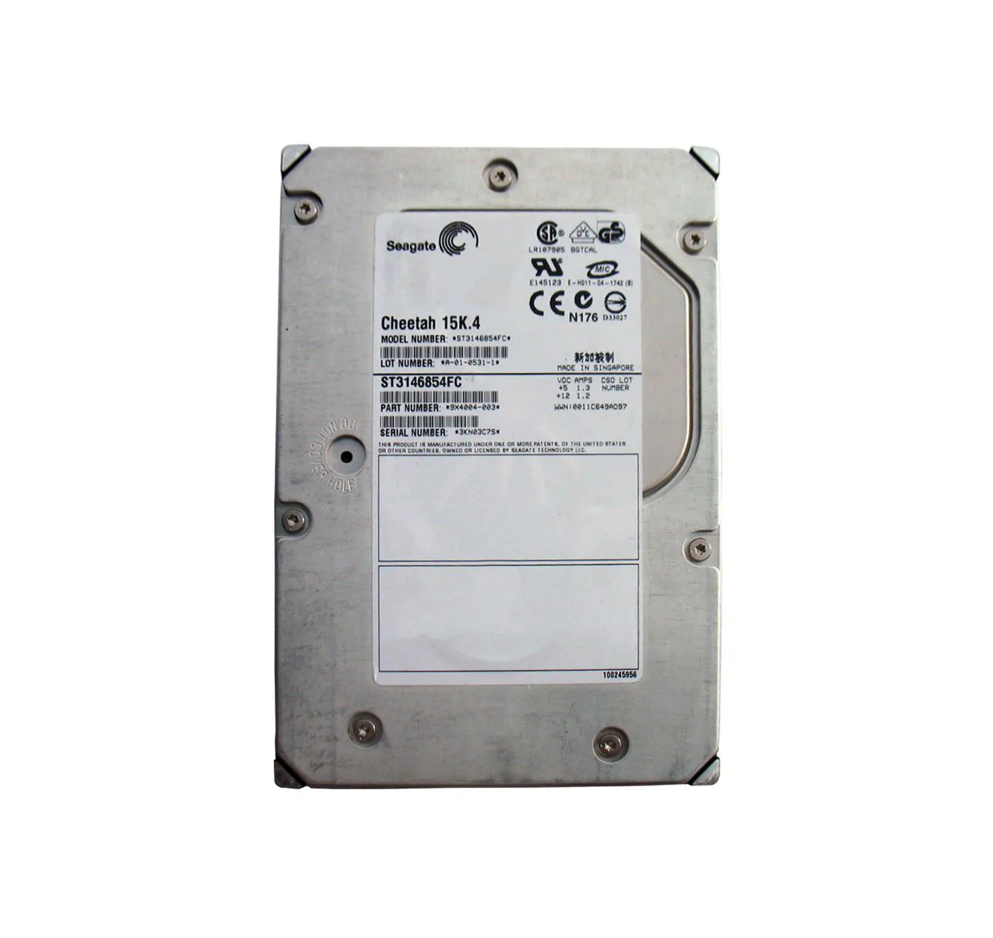 ST3146854FC - Seagate Cheetah 15K.4 146.8GB 15000RPM Fibre Channel 2G…