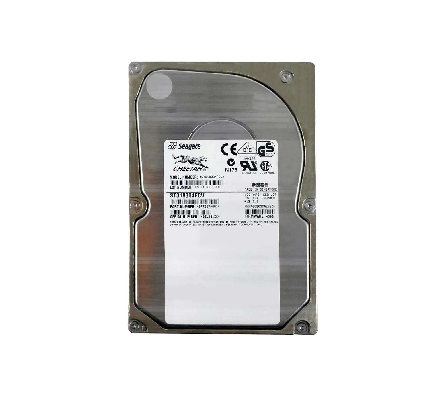 ST318304FCV - Seagate Cheetah 36LP ST318304FCV 18.40 GB 3.5 Internal …