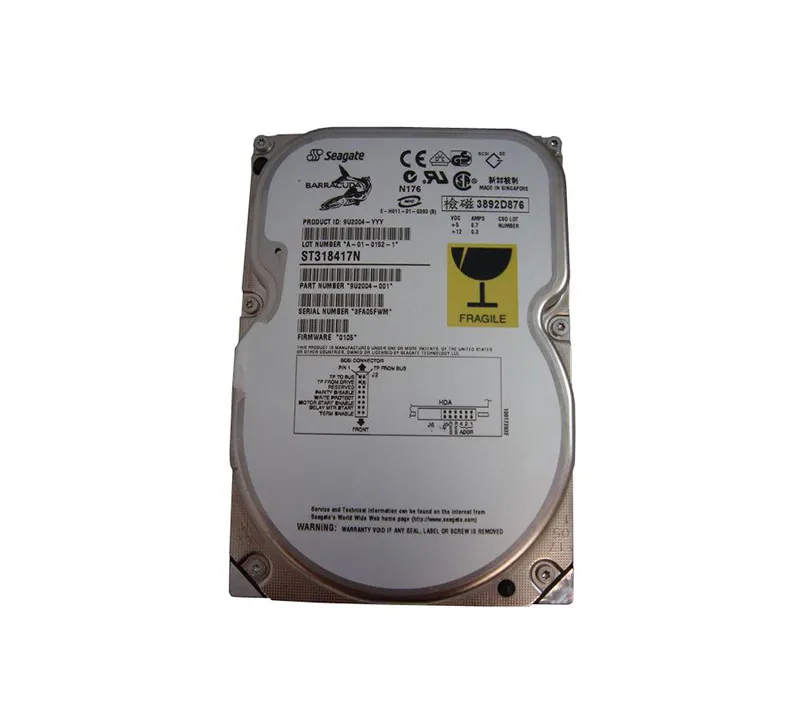 ST318417N - Seagate Barracuda 18.4GB 7200RPM Ultra- SCSI 2MB Cache 3.…