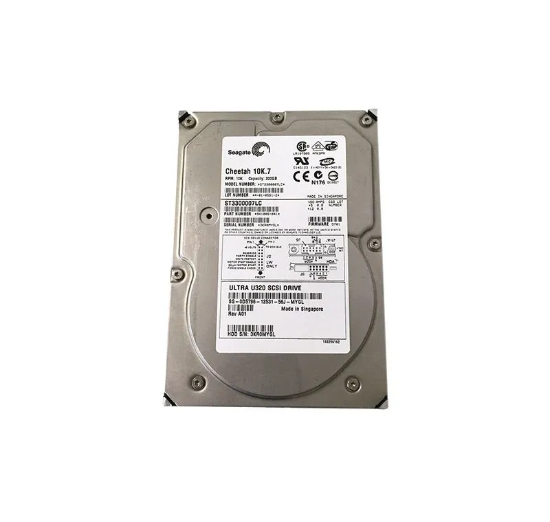 ST3300007LC - Seagate Cheetah 300GB 10000RPM Ultra-320 SCSI 8MB Cache…