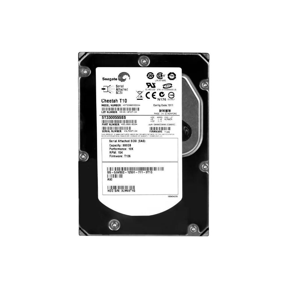 ST3300555SS - Seagate Cheetah T10 300GB 15000RPM SERIAL ATTACHED SCSI…