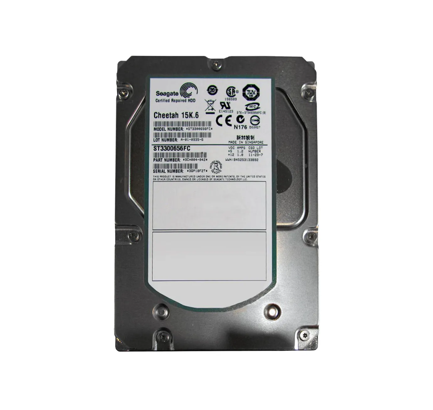 ST3300656FC - Seagate Cheetah 15K.6 300GB 15000RPM Fibre Channel 4Gbp…