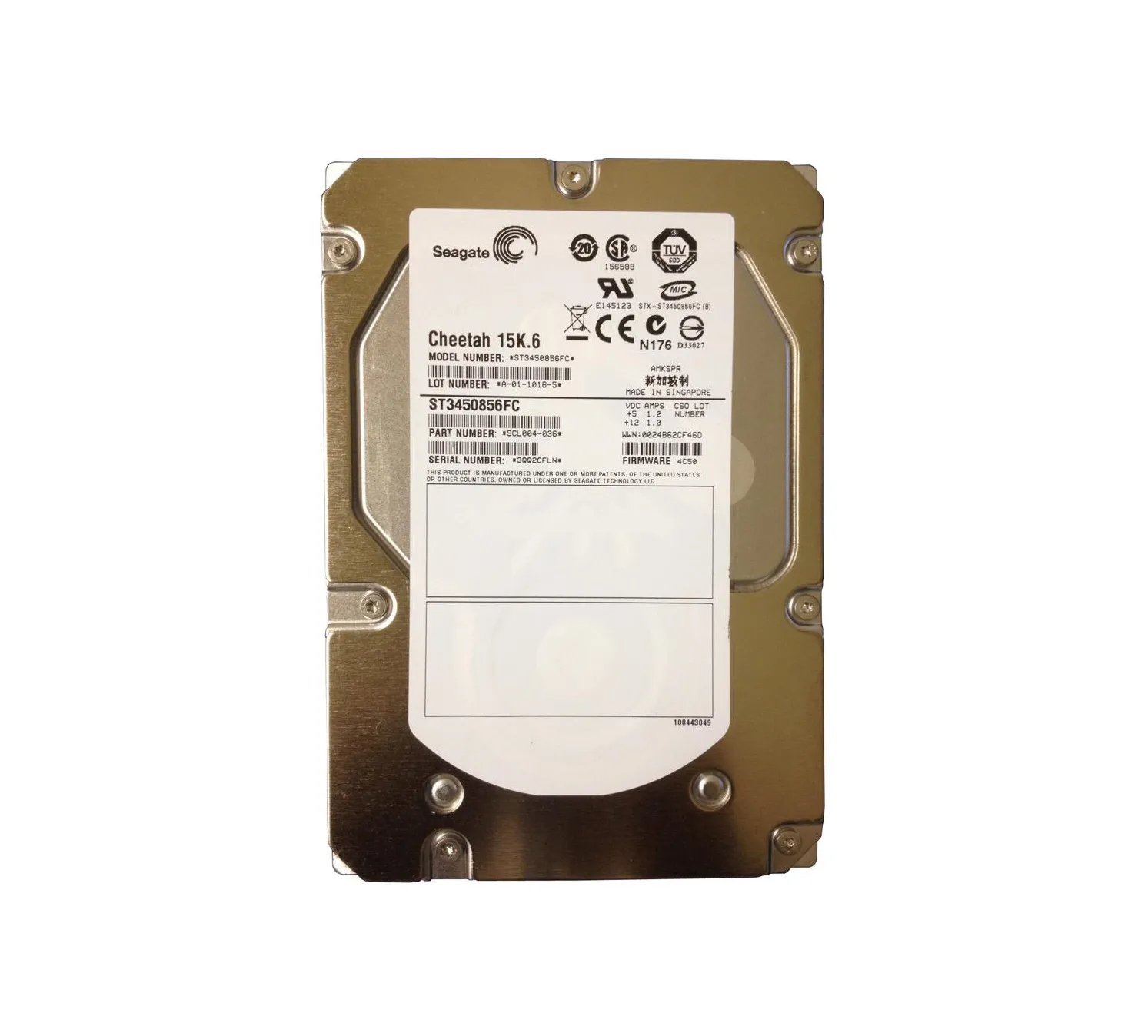ST3450856FC - Seagate Cheetah 450GB 15000RPM Fibre Channel 3.5-inch 1…