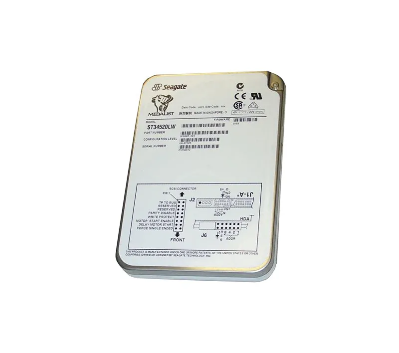 ST34520LW - Seagate MEDALIST 4.5GB 7200RPM 68 -Pin FAST SCSI 3.5-inch…