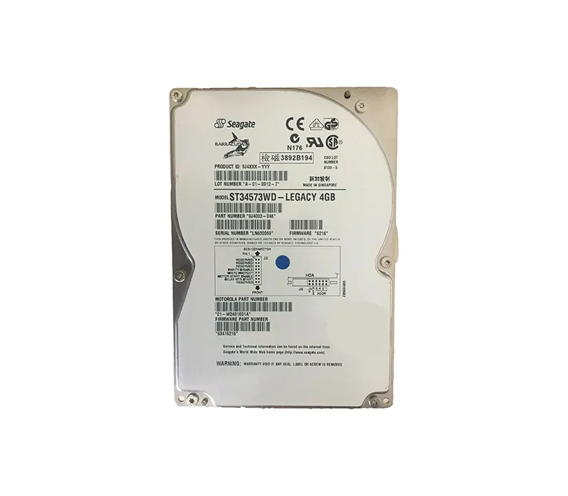 ST34573WD - Seagate Barracuda 9LP ST34573WD 4.55 GB 3.5 Internal Hard…