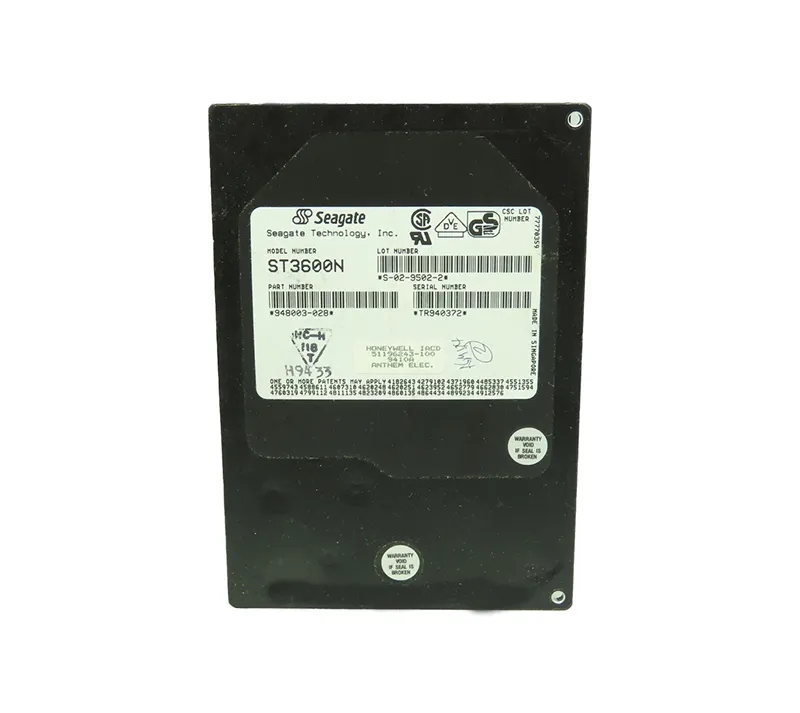 ST3600N - Seagate 525MB 4500RPM Fast SCSI 240KB Cache 50-Pin 3.5-inch…