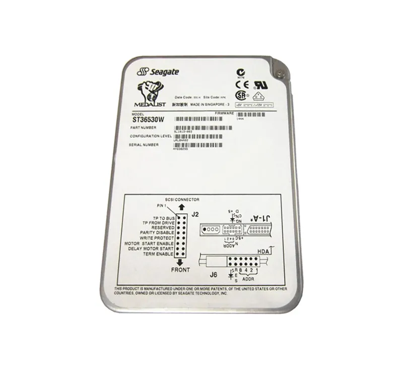 ST36530W - Seagate 6GB 7200RPM Ultra2 Wide SCSI 3.5-inch Hard Drive