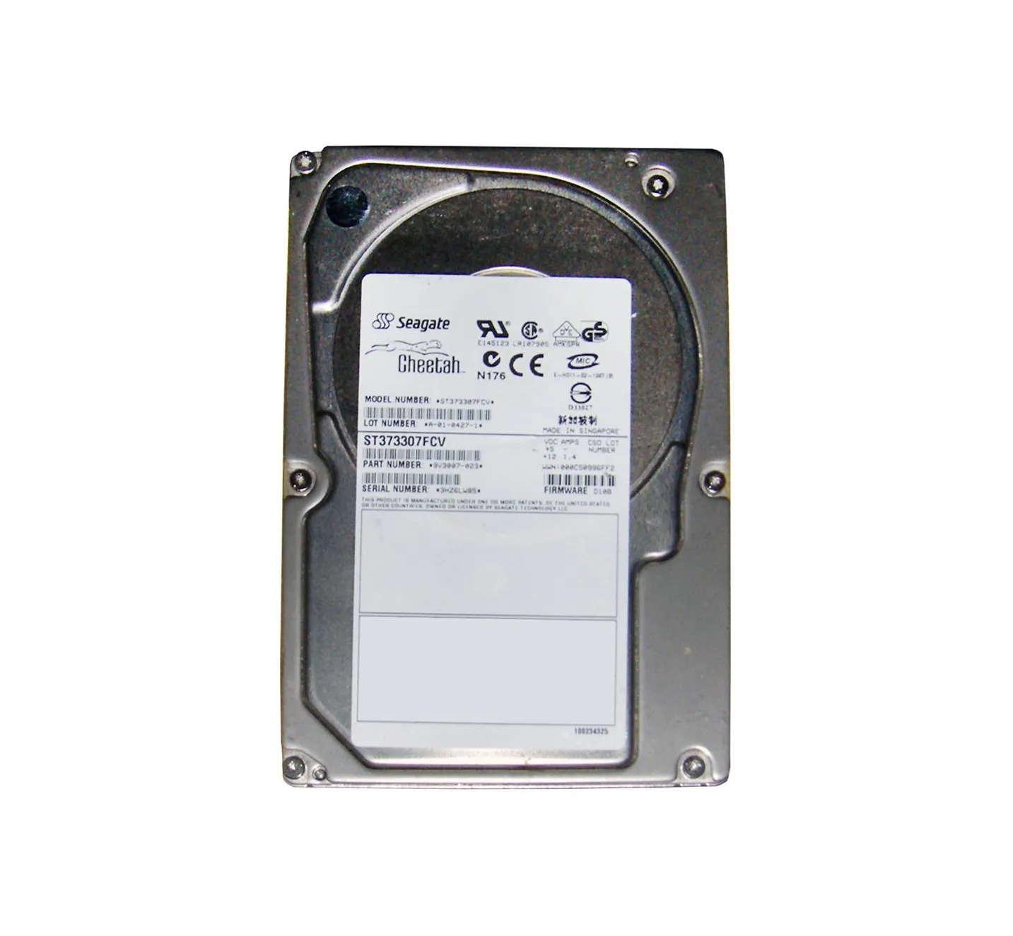 ST373307FCV - Seagate 73GB 10000RPM Fibre Channel 3.5-inch Internal H…
