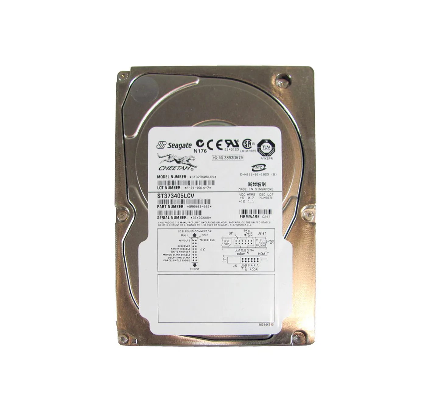 ST373405LCV - Seagate Cheetah 73.4GB 10000RPM 80-Pin Ultra-160 SCSI 1…