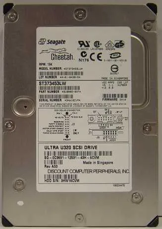 ST373453LW - Seagate Cheetah 73.4GB 15000RPM Ultra-320 SCSI 68-Pin 3.…