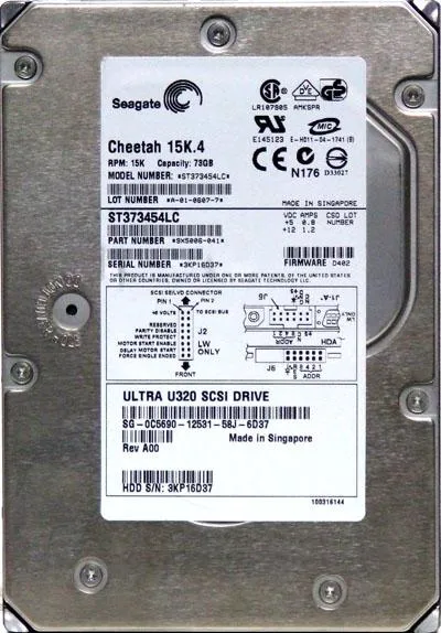 ST373454LC - Seagate Cheetah 15K.4 73GB 15000RPM Ultra-320 SCSI 80-Pi…