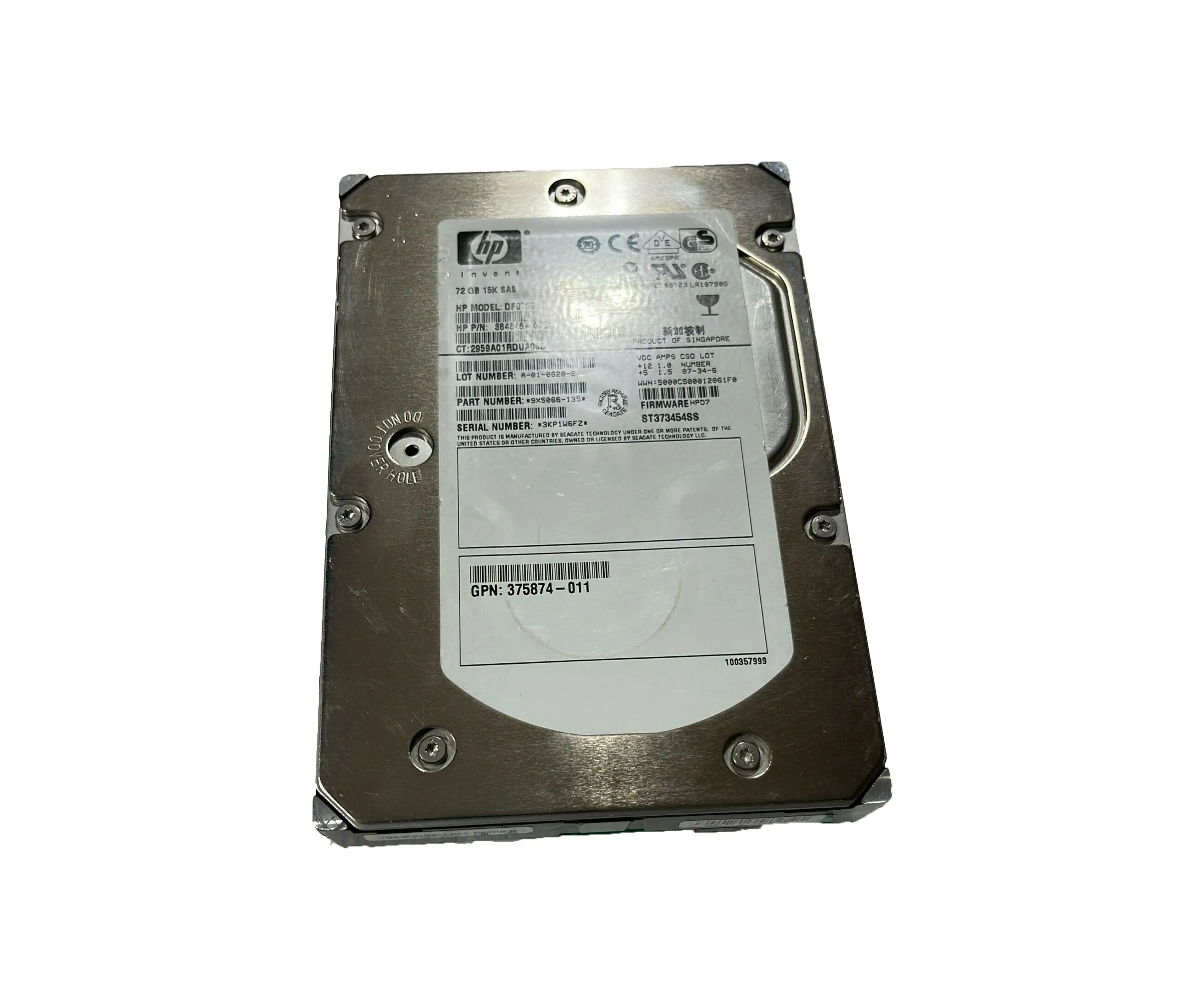 ST373454SS - Seagate Cheetah 73.4GB 15000RPM SAS 3GB/s 8MB Cache 3.5-…