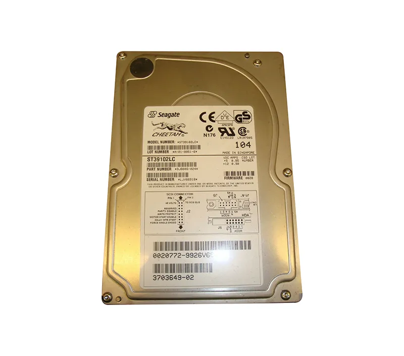 ST39102LC - Seagate 9.1GB 10000RPM Ultra-2-80-Pin SCSI 80 -Pin Hot Pl…