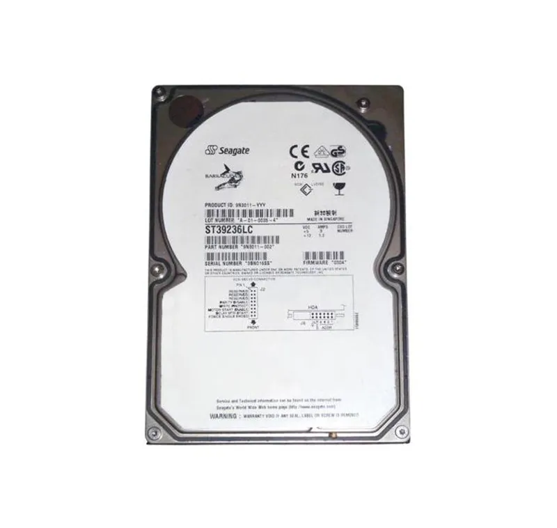 ST39236LC - Seagate Barracuda 9.2GB 7200RPM Ultra-160-80-Pin SCSI 2MB…