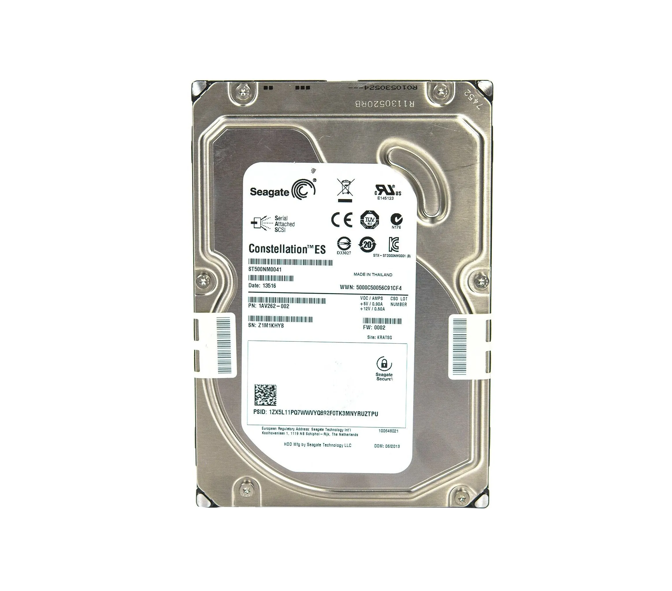 ST500NM0041 - Seagate 500GB 7200RPM SAS 6Gb/s 3.5-inch Hard Drive