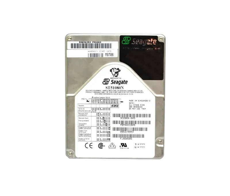 ST51080N - Seagate Medalist 1080SL 1.08GB 5400RPM Fast SCSI 50-Pin 12…