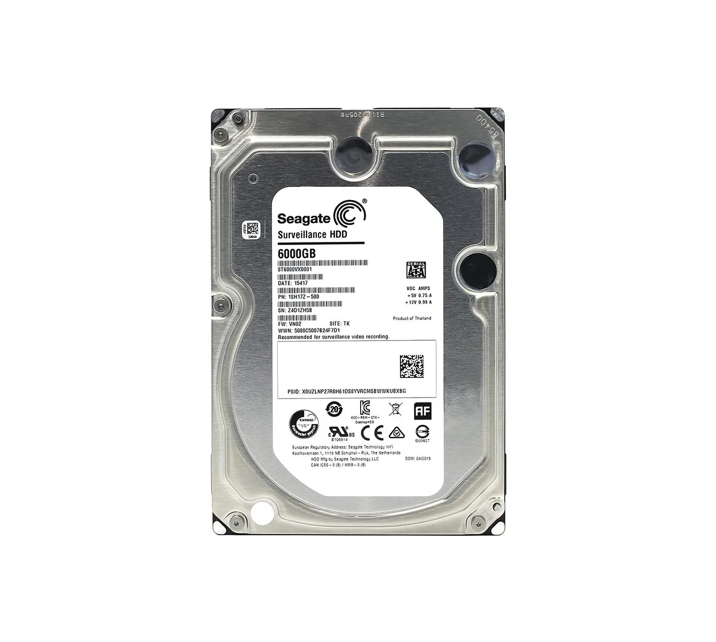 Seagate Desktop HDD Surveillance HDD 6TB qqffhab