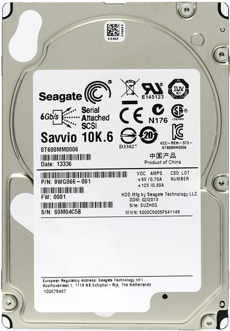 ST600MM0006 - Seagate Savvio 10K.6 600GB 10000RPM SAS 6.0Gb/s 64MB Ca…