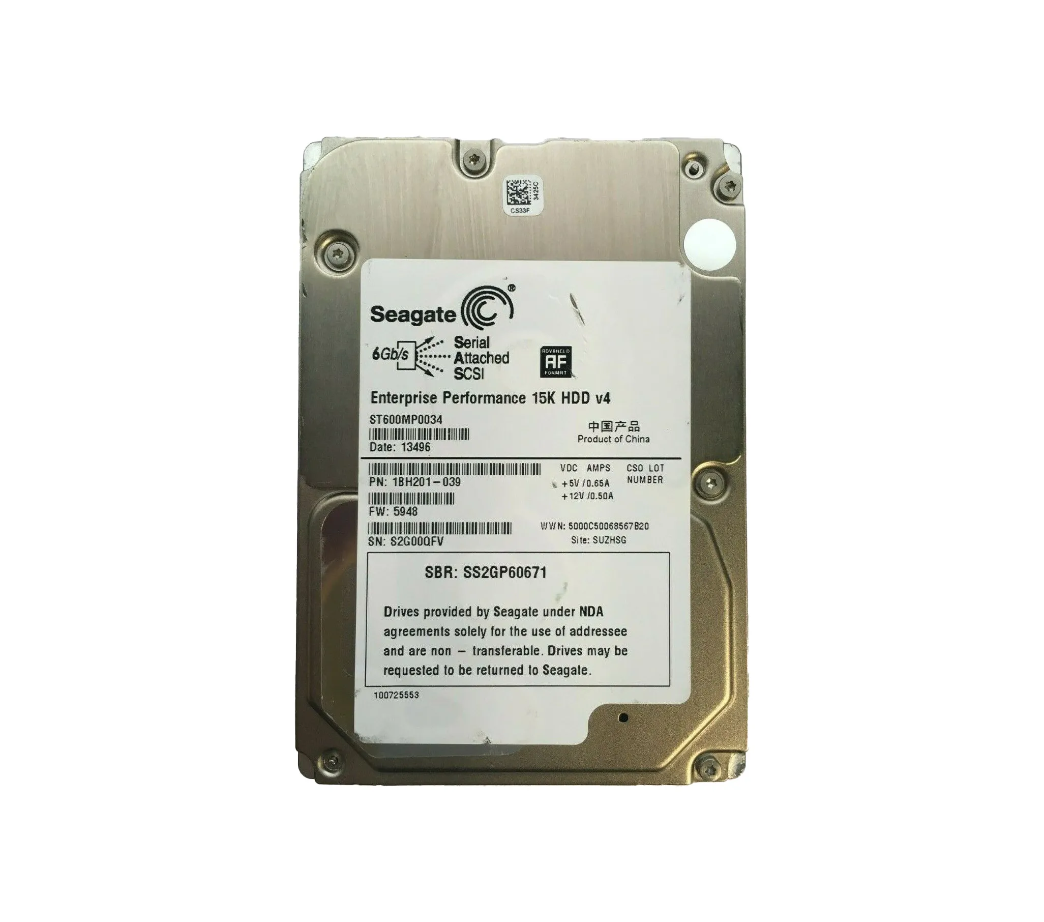 ST600MP0034 - Seagate 600GB 15000RPM SAS 6Gb/s 2.5-inch Hard Drive