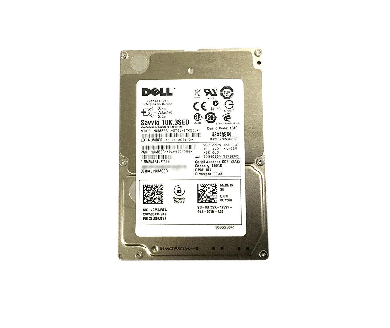 ST973401SS1 - Seagate 73GB 10000RPM SAS 3Gb/s 2.5-inch Hard Drive