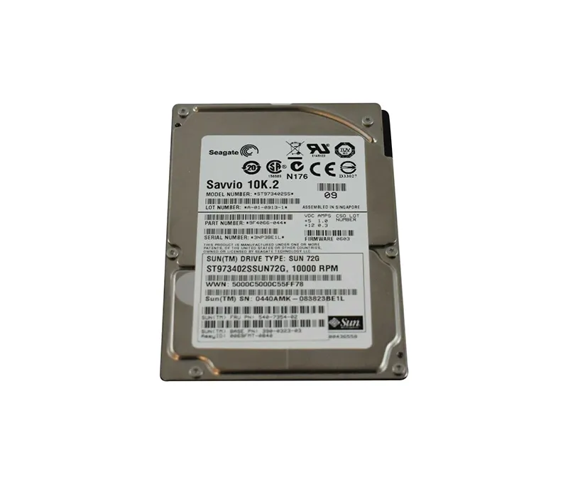 ST973402SSUN72G Sun 73GB 10000RPM SAS 3GB/s Hot-Swappable 2.5-inch Ha…
