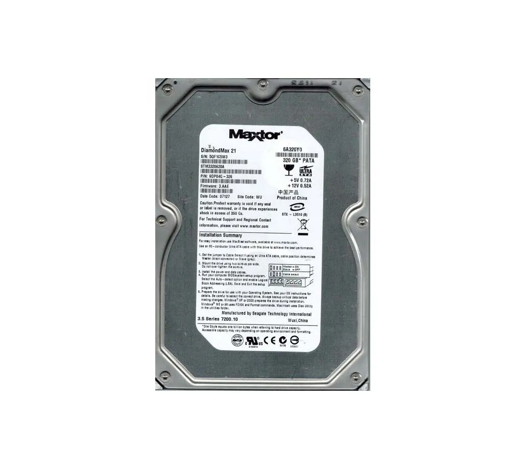 STM3320620A - Maxtor DiamondMax 320GB 7200RPM IDE / ATA-100 16MB Cach…